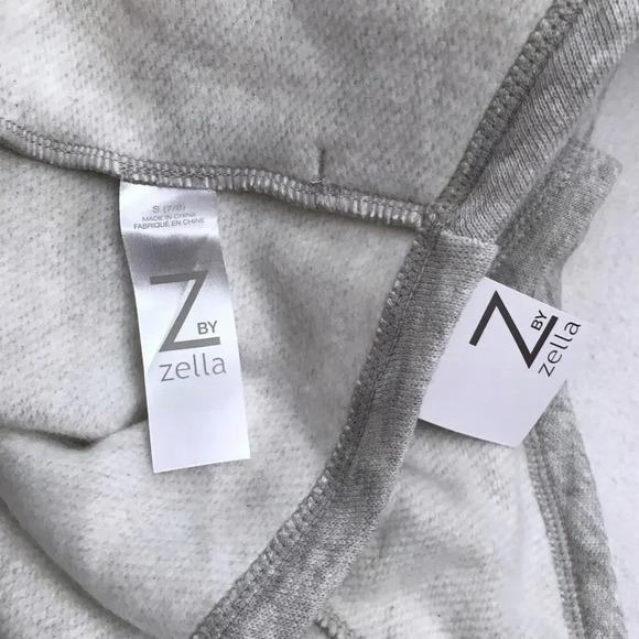 Z by Zella NWT Lightweight Heather Grey Jacket Girls S (7/8) - Picture 12 of 14